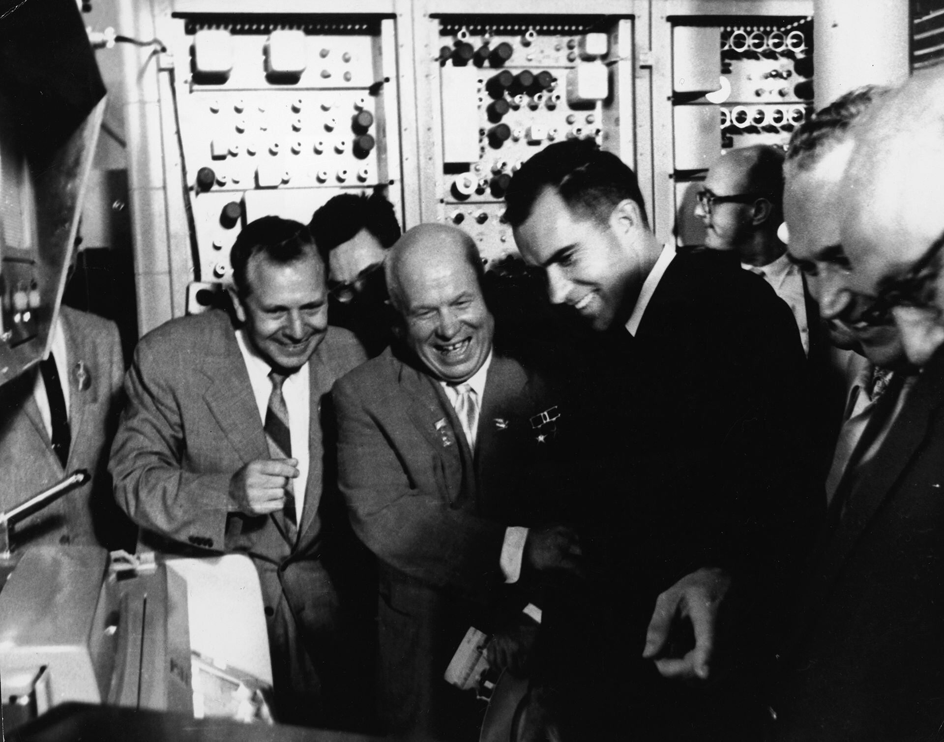 Nixon y Khruschev