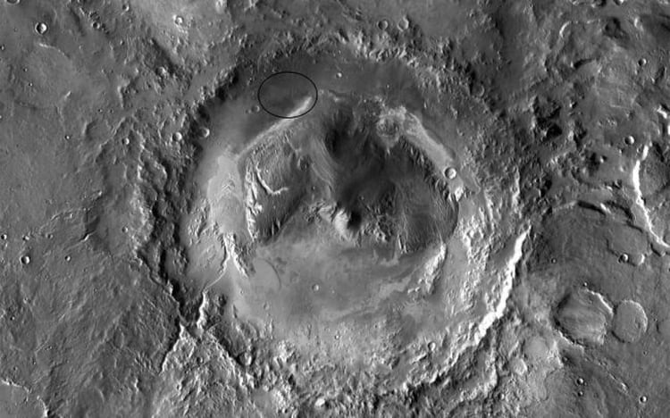 El rover Curiosity lleva 7 años explorando el cráter Gale (NASA)