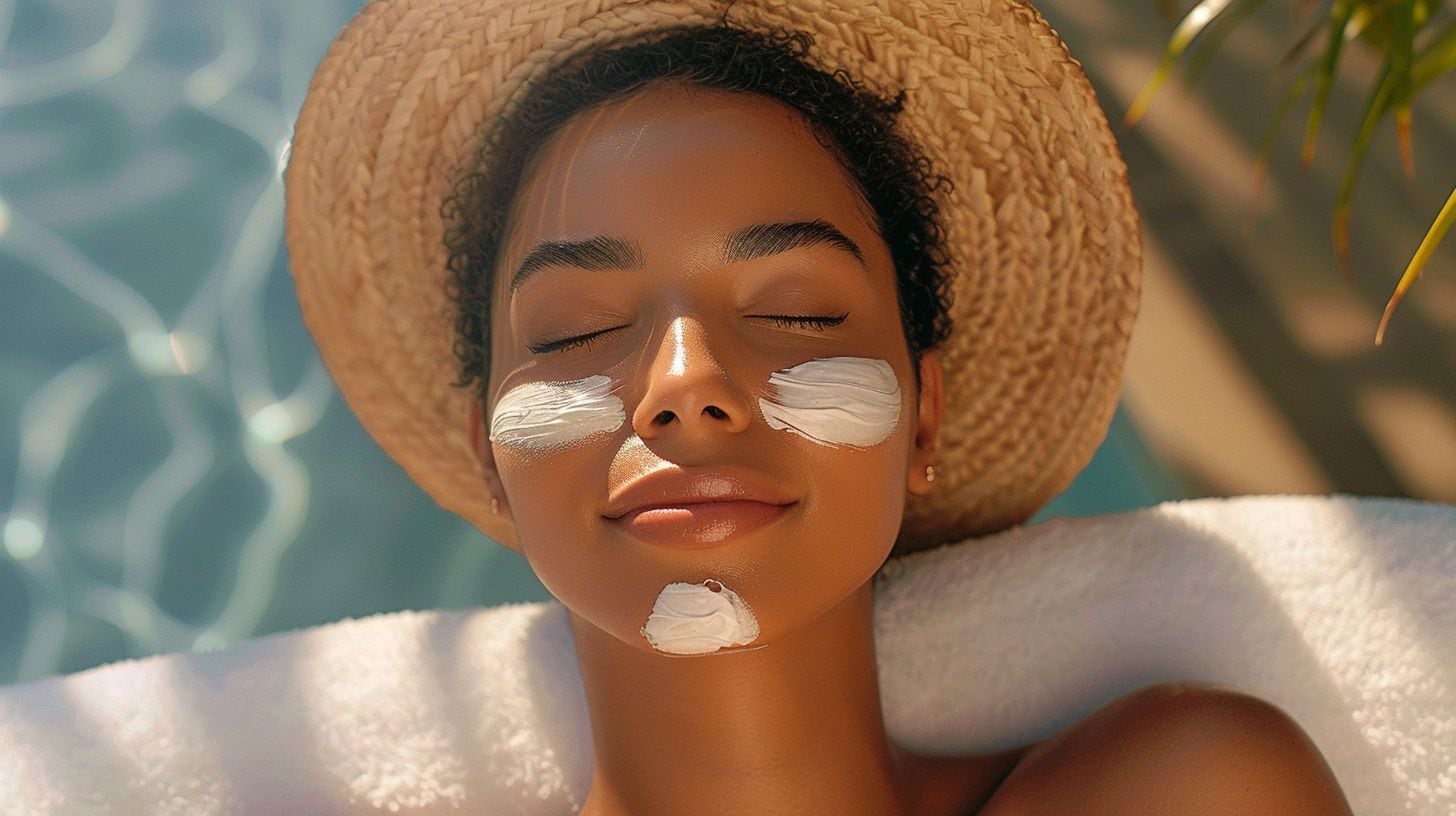 Aplicación de crema hidratante en la cara para prevenir daños solares y mantener la piel saludable - (Imagen Ilustrativa Infobae).