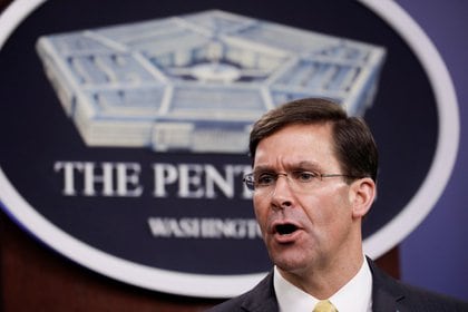 El secretario de Defensa de los Estados Unidos, Mark Esper.  Foto: REUTERS / Yuri Gripas