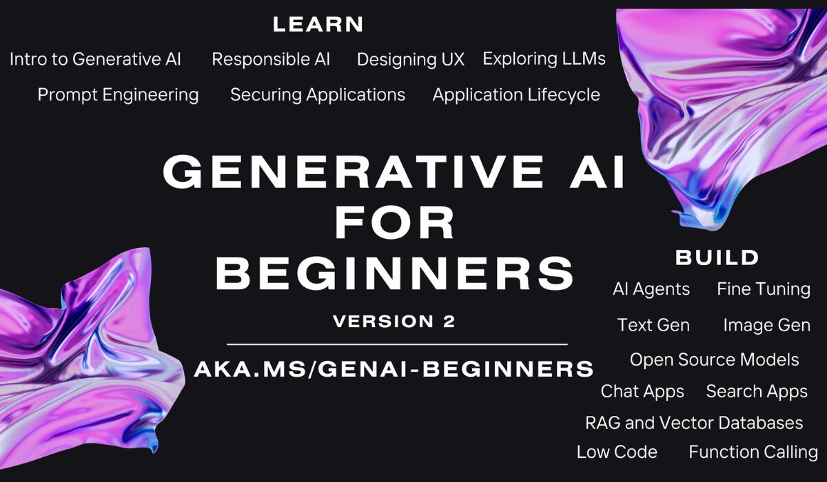 Este curso está especialmente dirigido a principiantes interesados en el campo emergente de la IA generativa. (Microsoft)