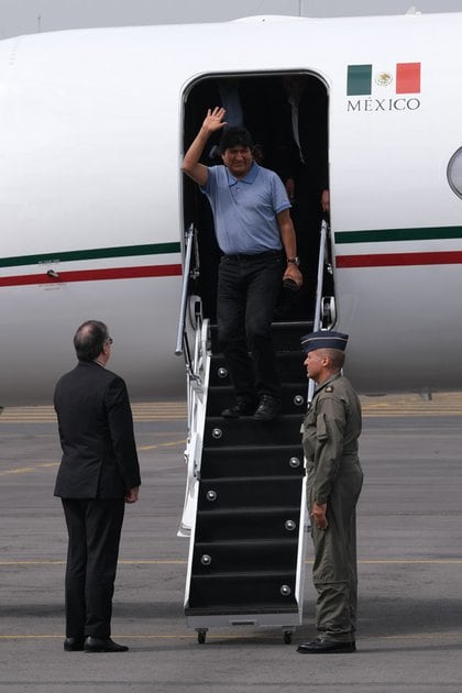 México envió un avión por Evo Morales para ofrecerle asilo político en diciembre del año pasado (foto: especial)