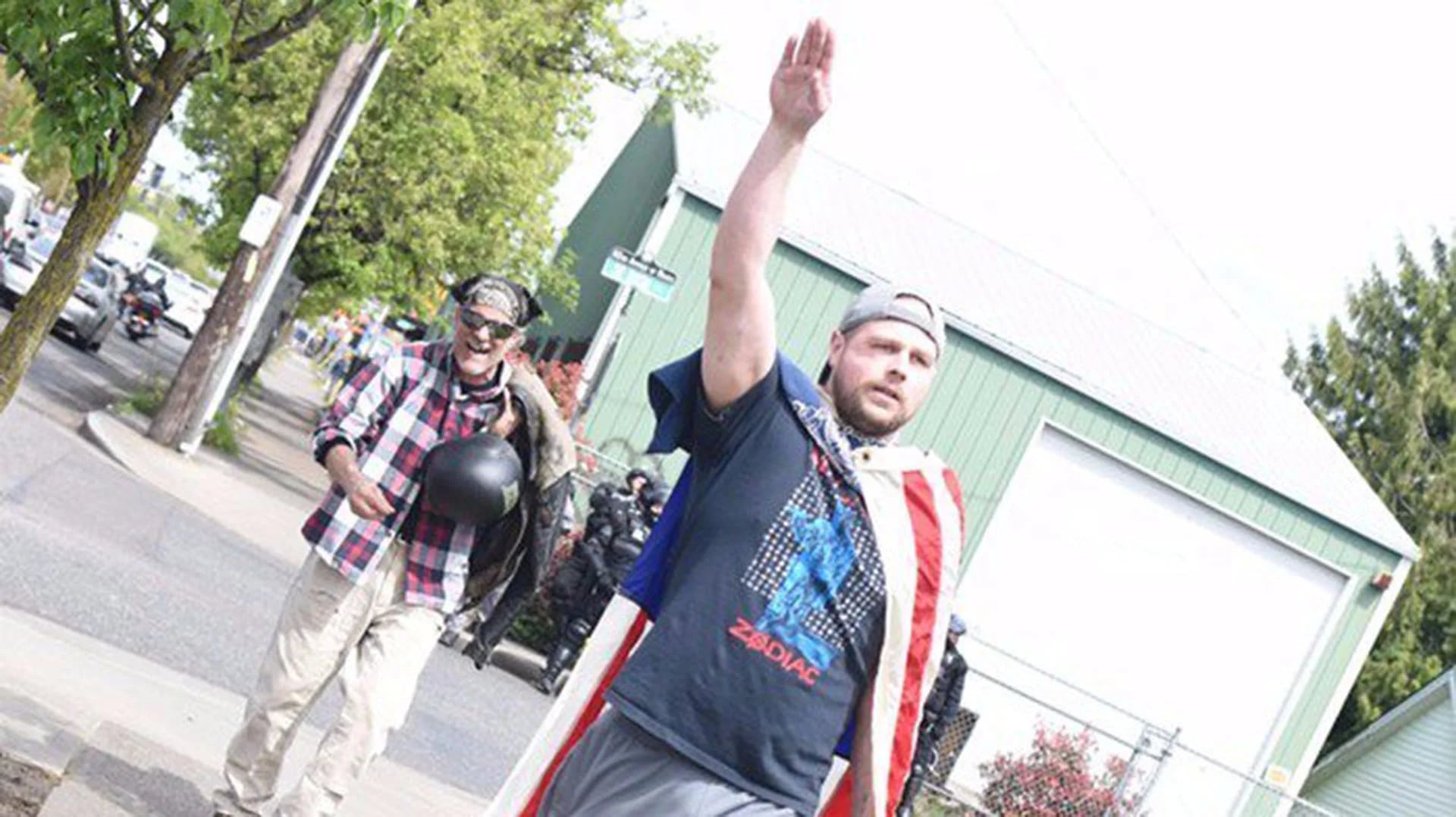 Un periodista de Oregon reveló que Joseph Christian participó en una marcha de supremacistas blancos en Portland el pasado 29 de abril