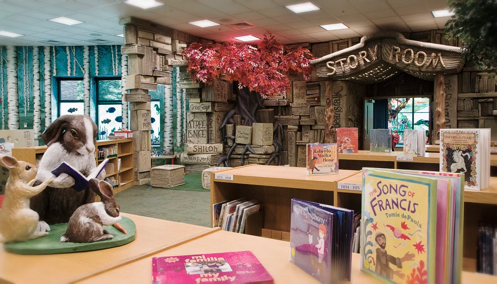 La biblioteca para niños de Brentwood, en Tennessee, Estados Unidos (Brentwood Children’s Library)