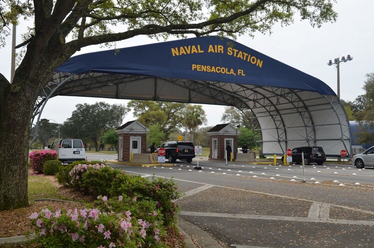 La Estación Naval Aérea en Pensacola (REUTERS)