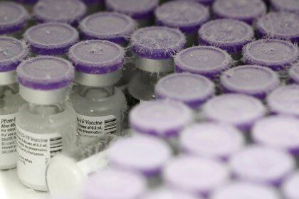 Almacenamiento de las vacunas Pfizer (REUTERS/Stephane Mahe)