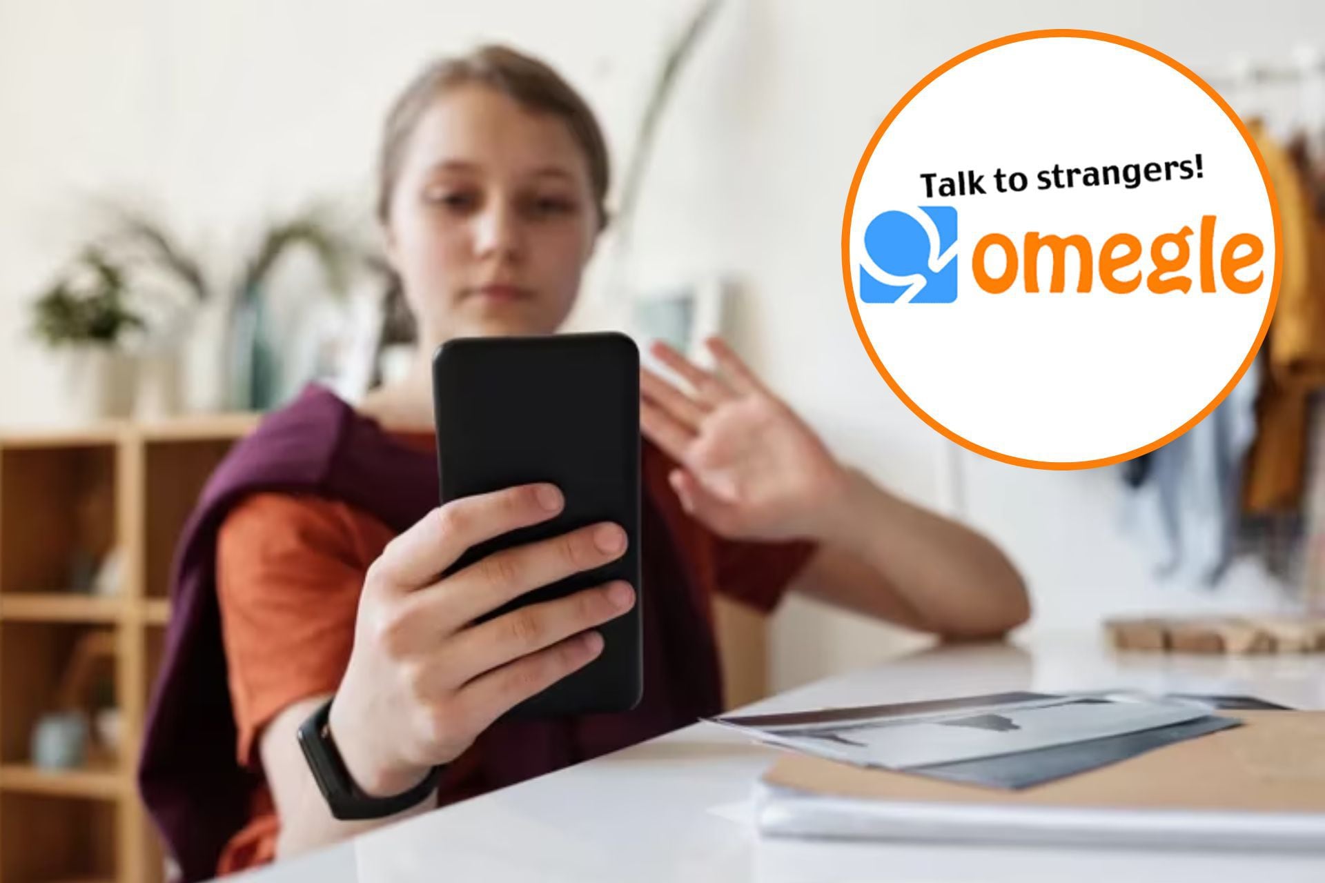 Omegle, el sitio web para hablar con extraños. (Pexels)