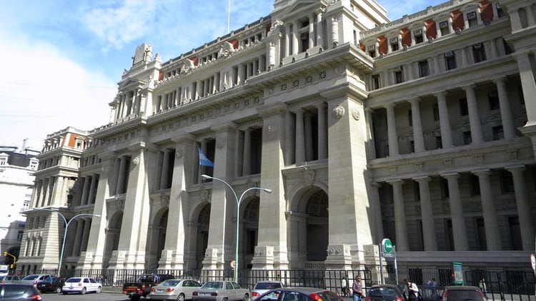 El Palacio de Tribunales donde está la Cámara en lo Contencioso Administrativo Federal