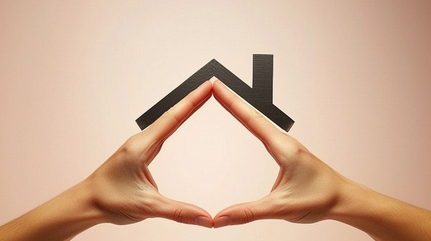 Dos manos arman la forma de una casa - (Imagen Ilustrativa Infobae)