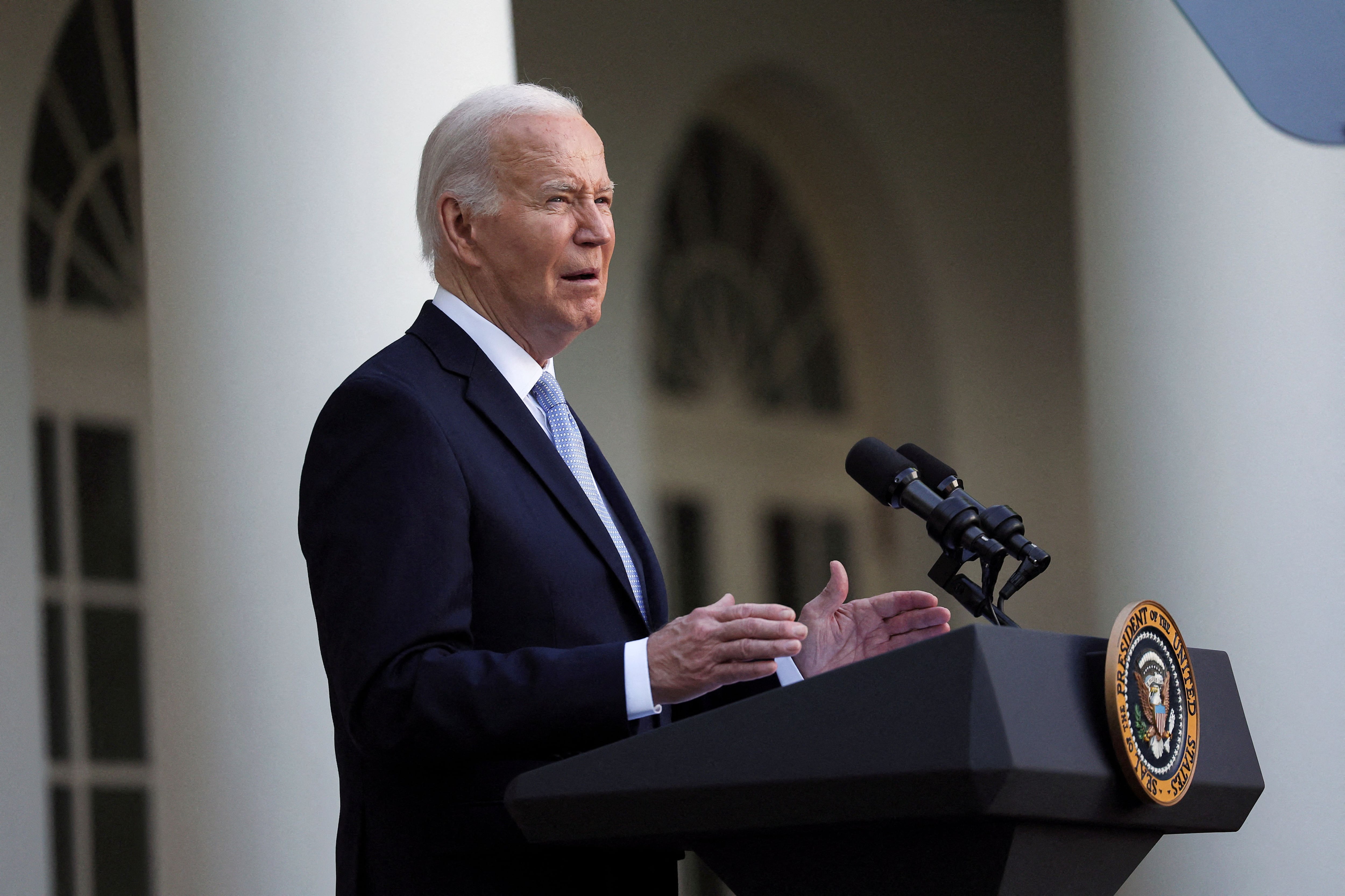 El Presidente de los Estados Unidos, Joe Biden. REUTERS/Leah Milis