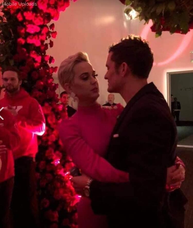 Katy Perry y Orlando Boom en su fiesta de compromiso
