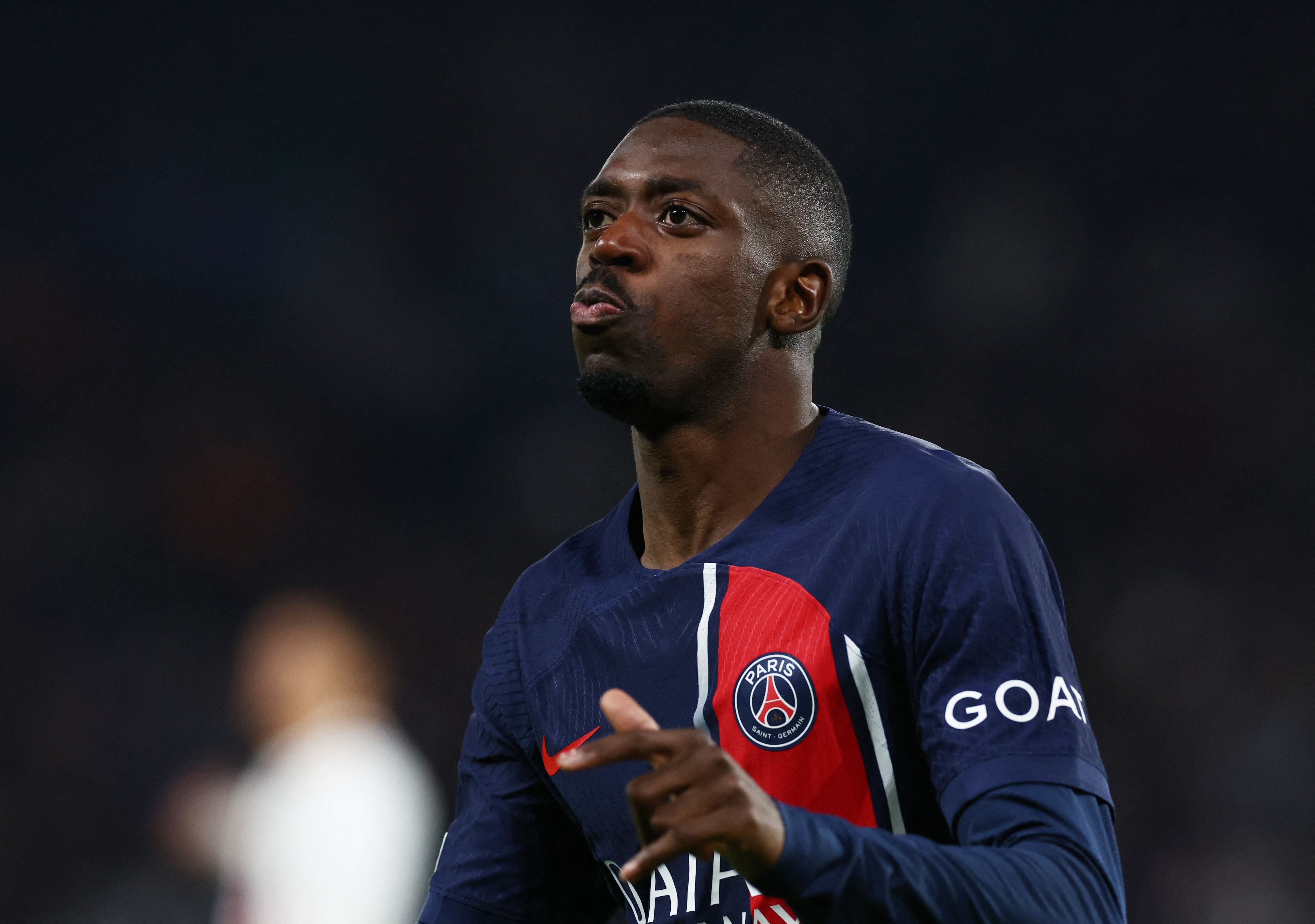 El delantero del París St Germain Ousmane Dembele. (REUTERS/Stephanie Lecocq)