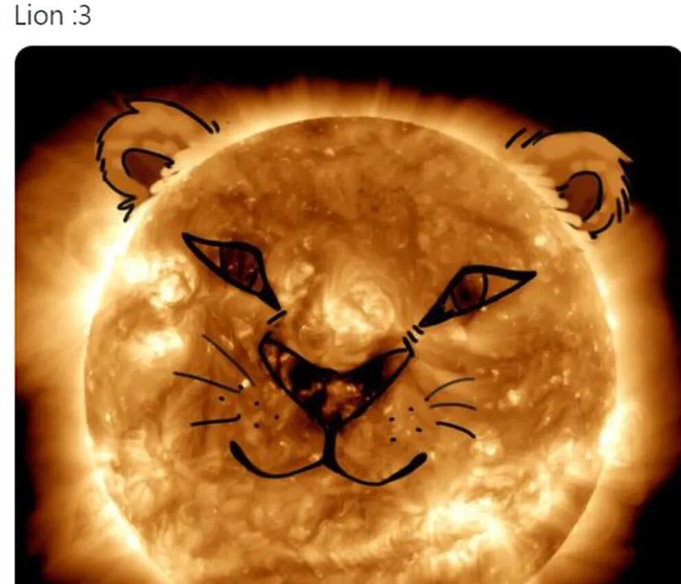 El sol que ríe: la simpática foto de la NASA que es viral en redes