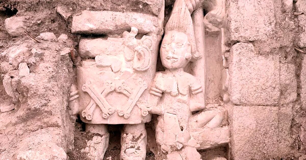 Mexico: They find the Mayan relief of a woman subjugating a man