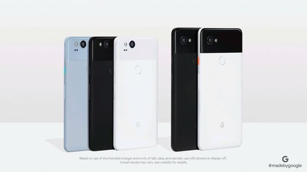 El Google Pixel 2 tiene una pantalla de 5 pulgadas y el XL, de 6 pulgadas.