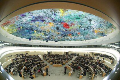 Sesión del Consejo de Derechos Humanos, en Ginebra (Reuters)