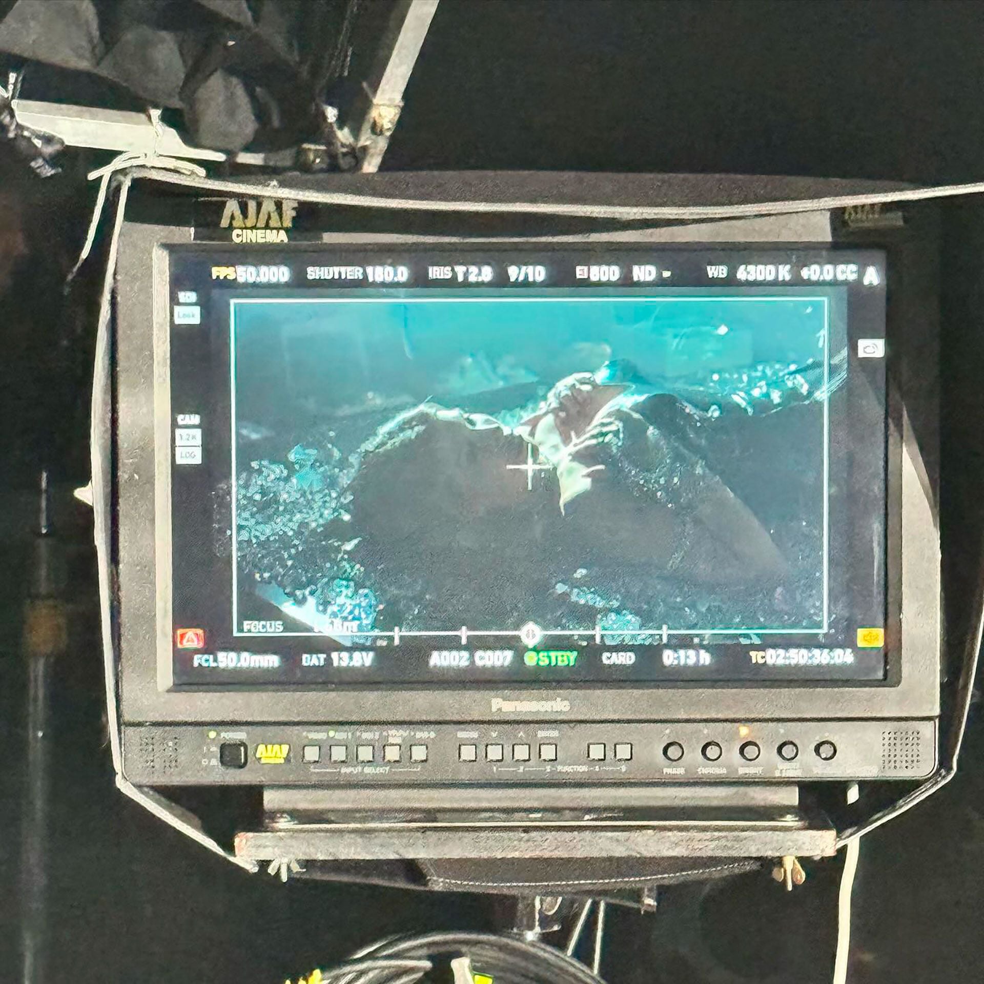 Wanda Nara filmando su primer videoclip como solista (Instagram)