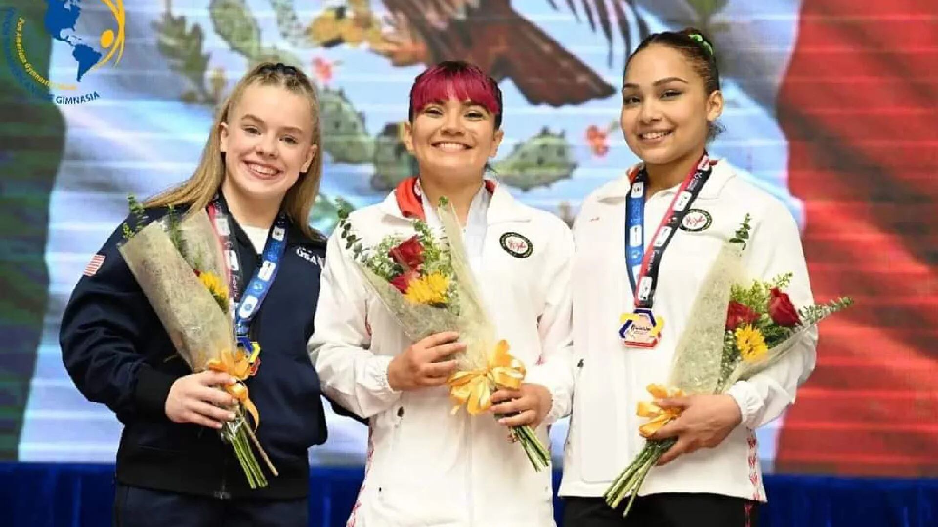 Alexa Moreno ganó medalla de oro en el Panamericano de Gimnasia Artística en Medellín
