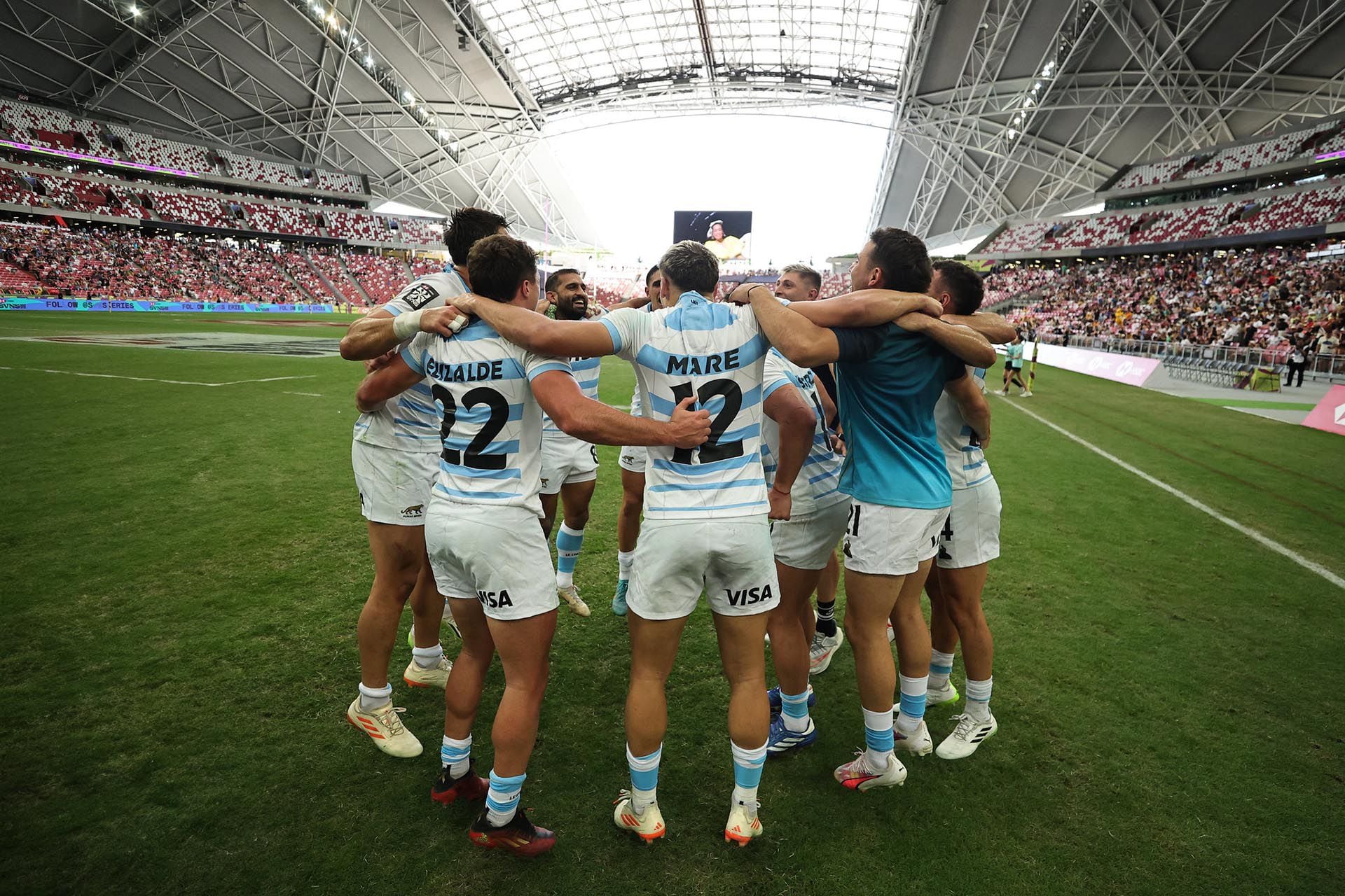 Los Pumas 7 se quedaron con el primer puesto del circuito mundial de rugby seven