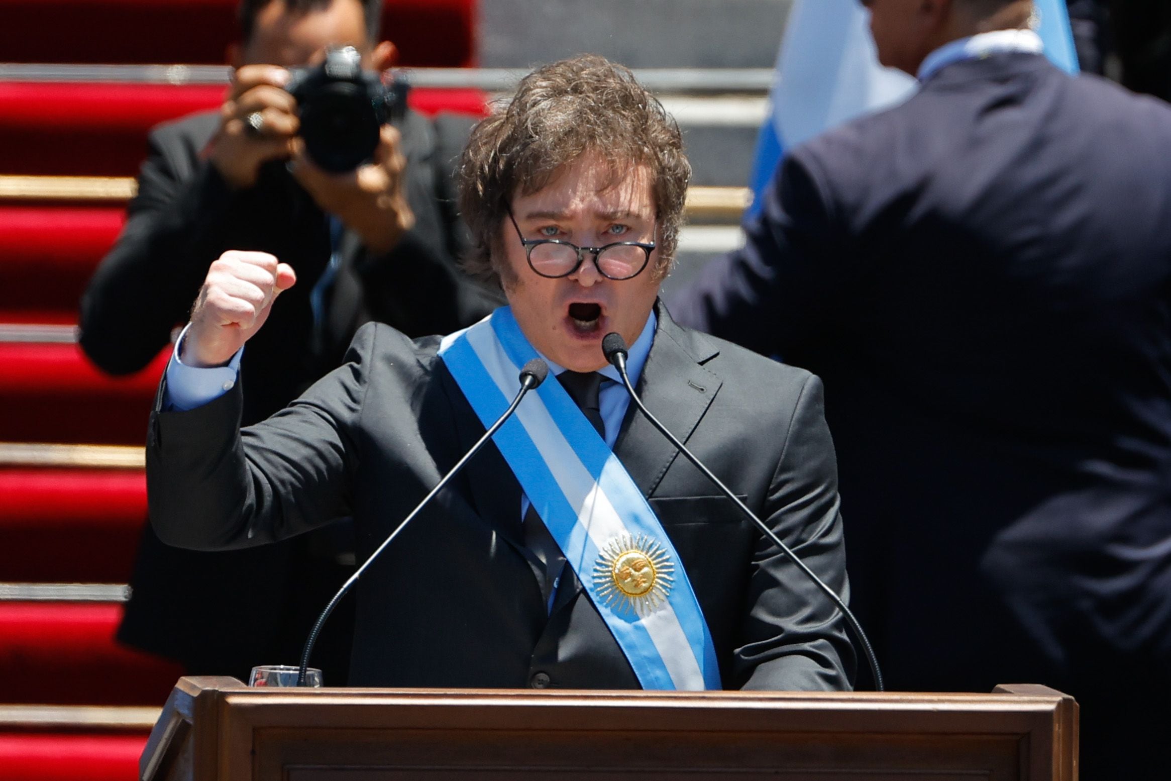 Fotografía de archivo del presidente de Argentina, Javier Milei. EFE/ Juan Ignacio Roncoroni
