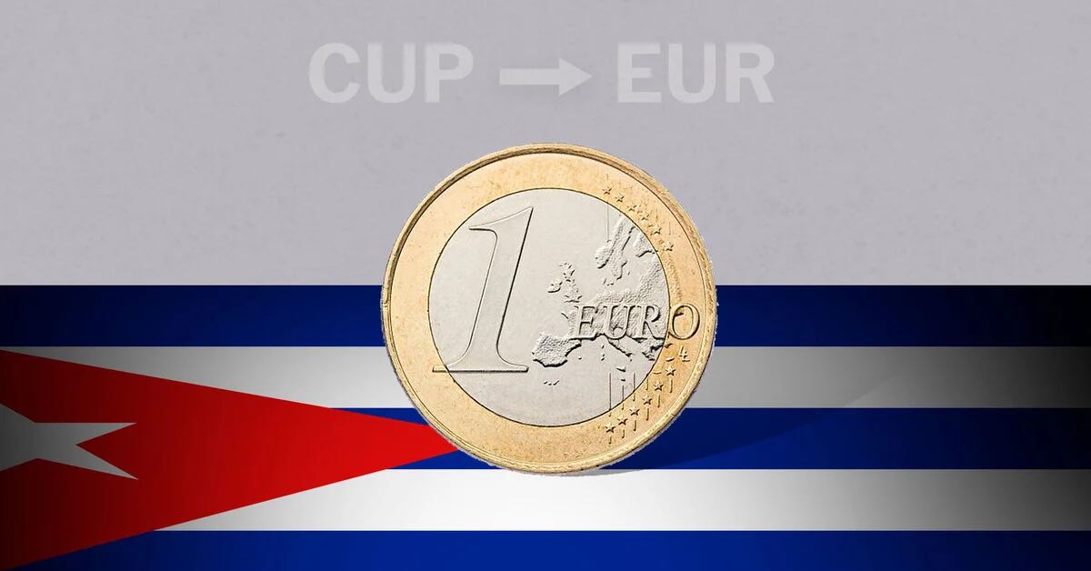 Opening value of the euro in Cuba this March 1 from EUR to CUP