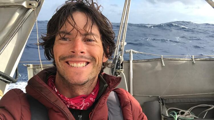 José Gritti tiene 34 años y es de San Nicolás. Está navegando solo desde el 2015.