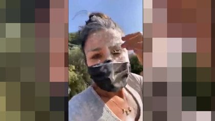 A Nayeli Salvatori la agredieron cuando entregaba apoyos en Cholula, Puebla (Foto: Captura de pantalla/Twitter@GlodeJo07)