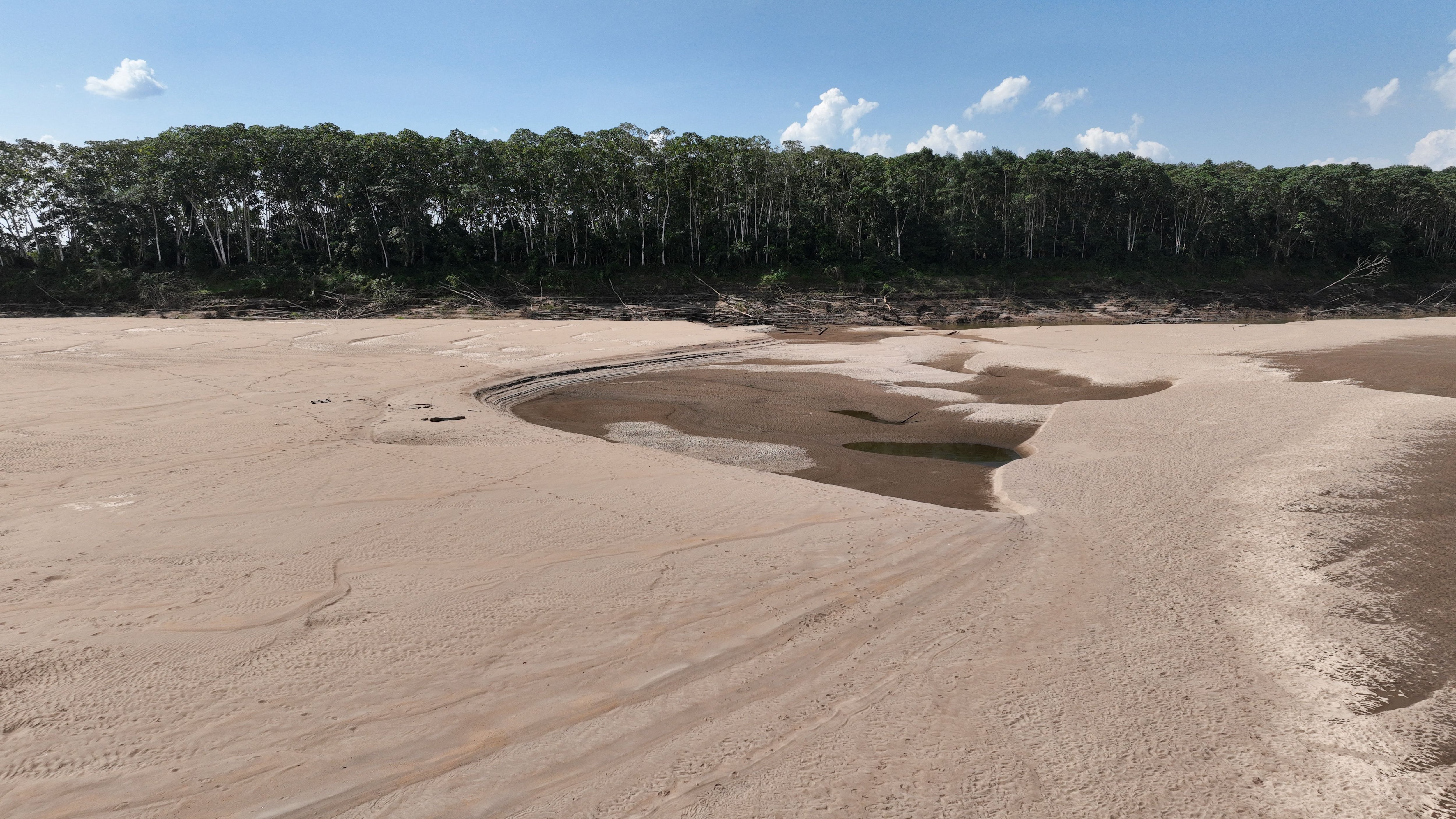 Brasil declaró en situación crítica al principal afluente del río Amazonas  por la sequía - Infobae