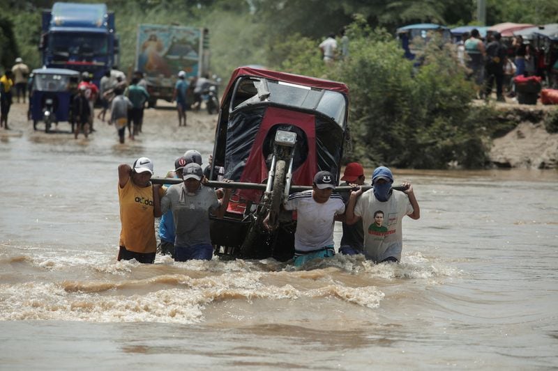 Declararon en estado de emergencia a más de 18 regiones del Perú por presencia del Fenómeno de El Niño. REUTERS/Sebastian Castañeda