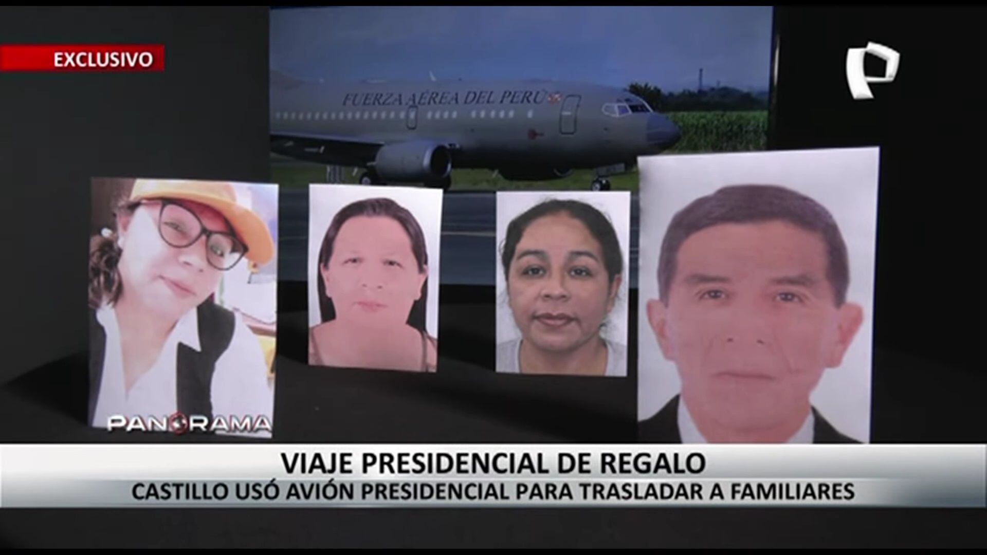 Pedro Castillo: avión presidencial