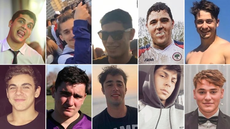 Los 10 rugbiers detenidos