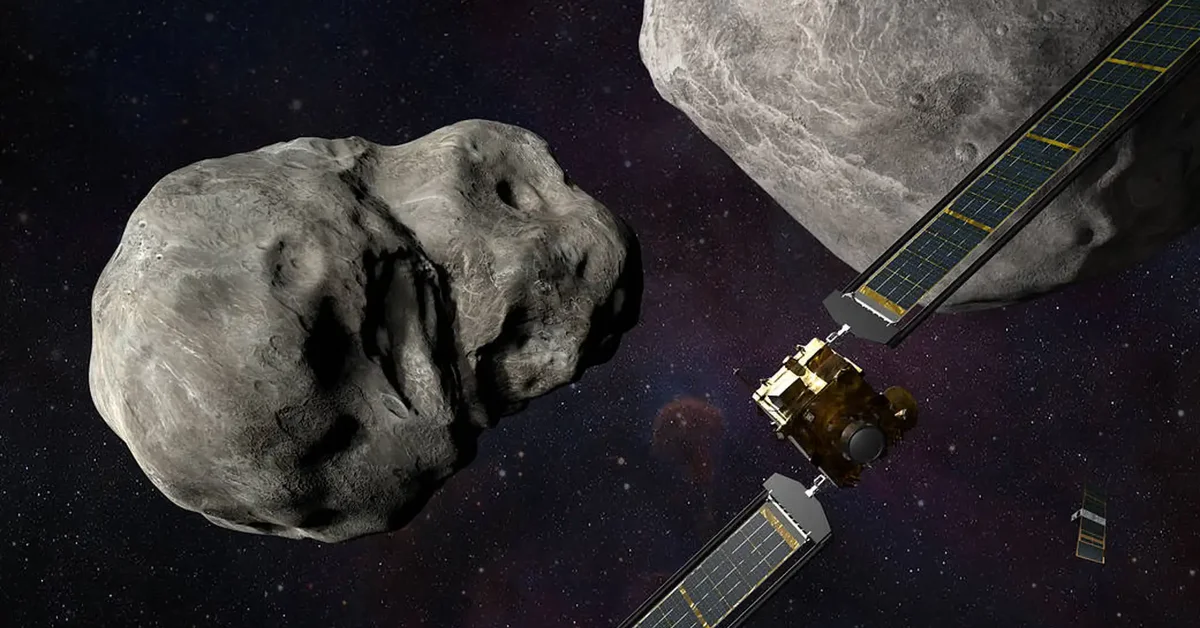 NASA: Wo der erste Versuch zu sehen ist, die Umlaufbahn eines Asteroiden abzulenken
