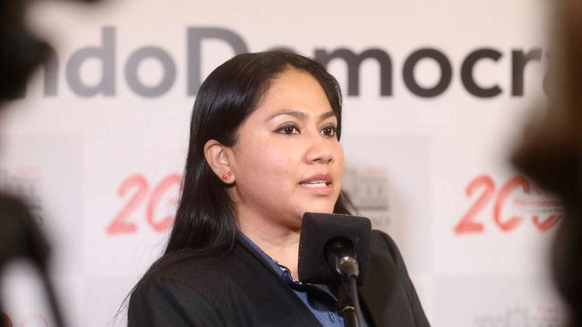 Heidy Juárez también fue denunciada ante el Ministerio Público. La congresista pronunció asegurando que demostrará que no cometió el delito del recorte de sueldo del que se le acusa.