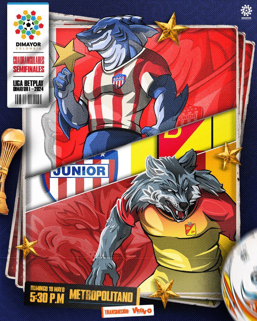 Ficha del partido entre Junior vs. Atlético Bucaramanga - crédito Dimayor