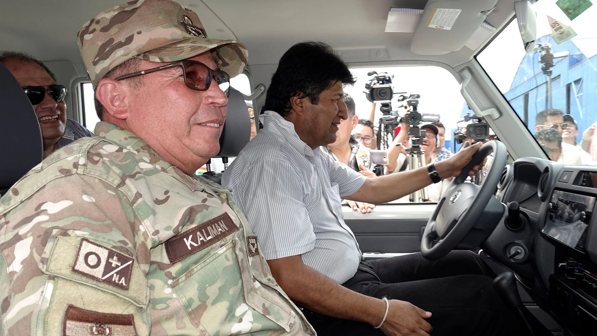 Evo Morales y Williams Kaliman (Reuters)