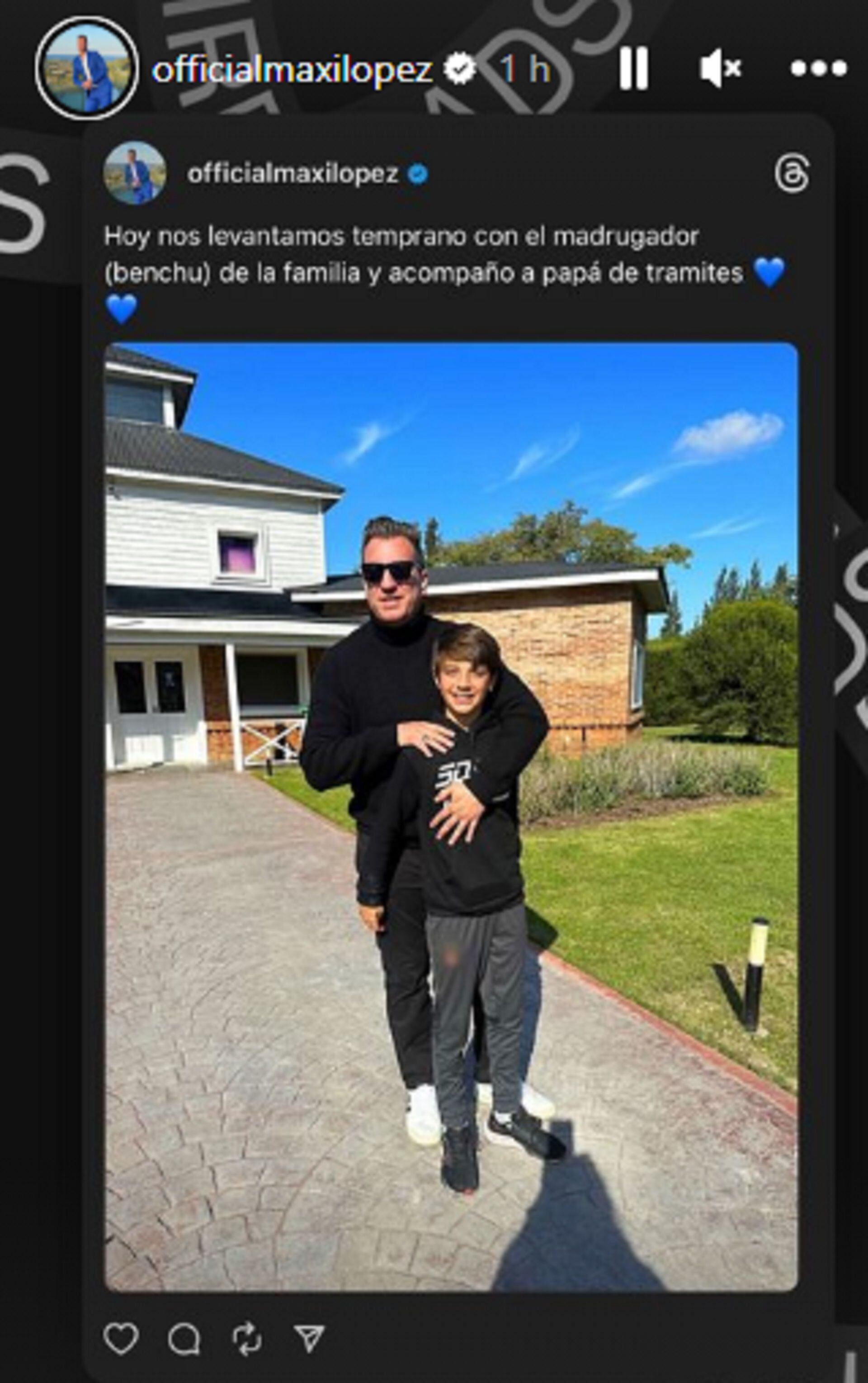 Maxi López comparte cómo son sus días con sus hijos en Argentina