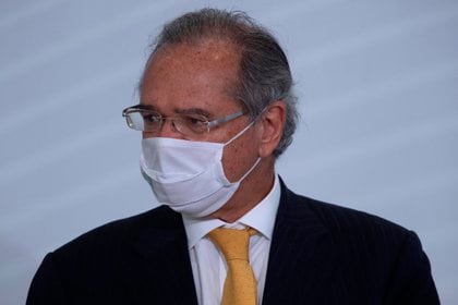 El ministro brasileño de Economia, Paulo Guedes. EFE/ Joédson Alves/Archivo
