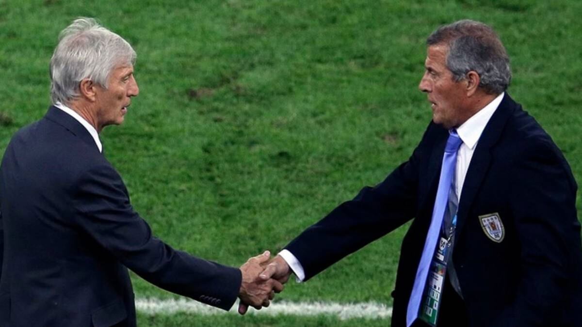 Pékerman y Tabárez, sinónimos de vigencia: los DT de Colombia y Uruguay son los más longevos del Mundial