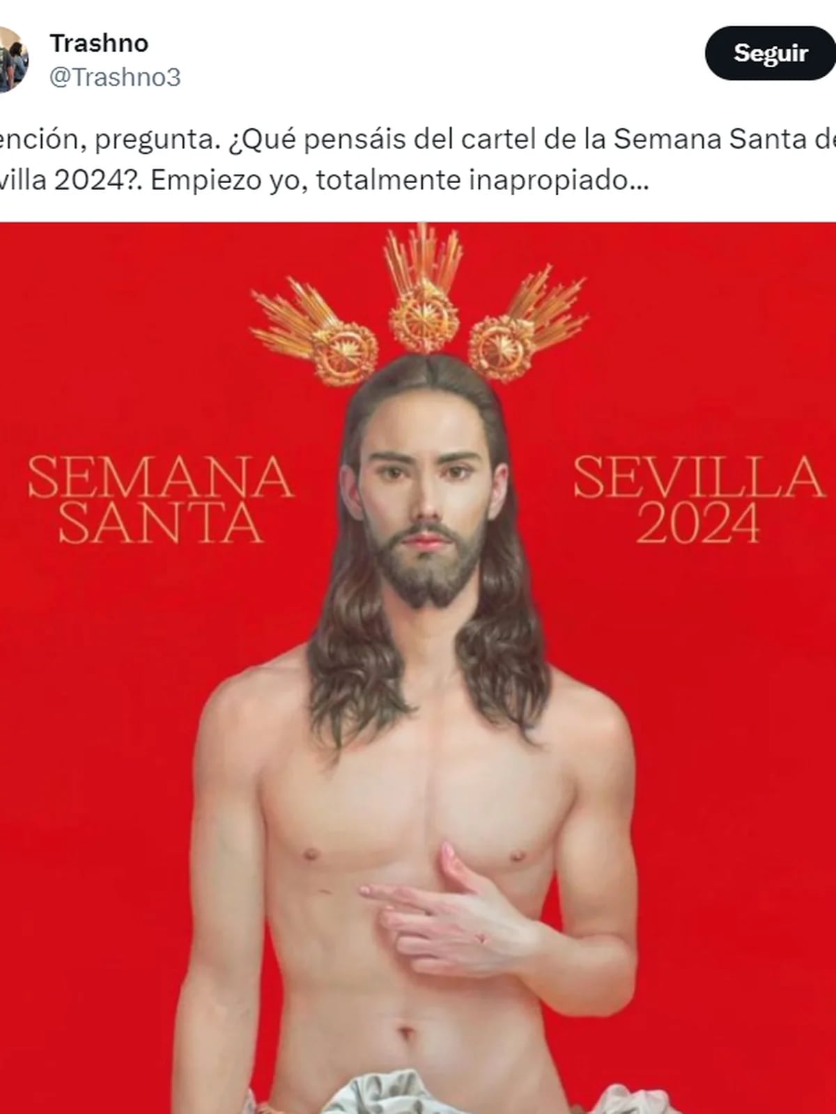 Agotados los ejemplares del cartel de la Semana Santa de Sevilla de 2024 en  el Consejo