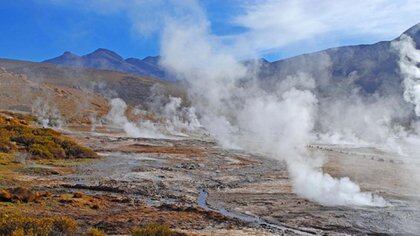 Geisers del Tatio en la comuna de San Pedro de Atacama, en la región de Antofagasta, al norte de Chile