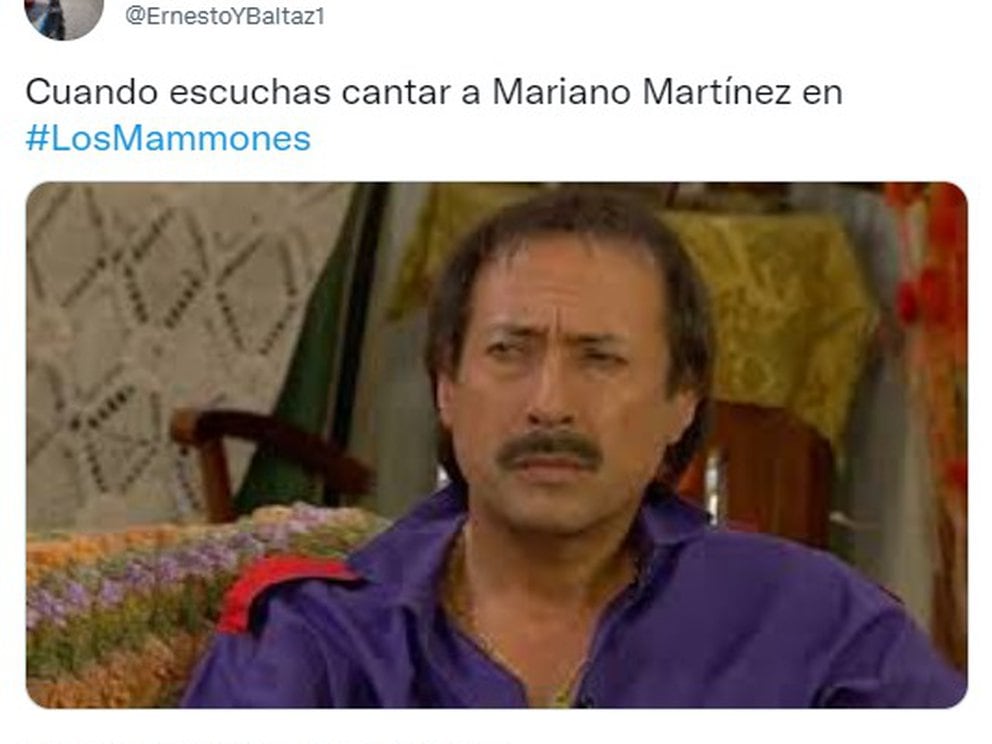 Mariano Martínez se lanzó como cantante junto a su banda y estallaron los memes tras su presentación en Los Mammones