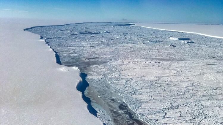 Image result for La AntÃ¡rtida se rompe en icebergs gigantes