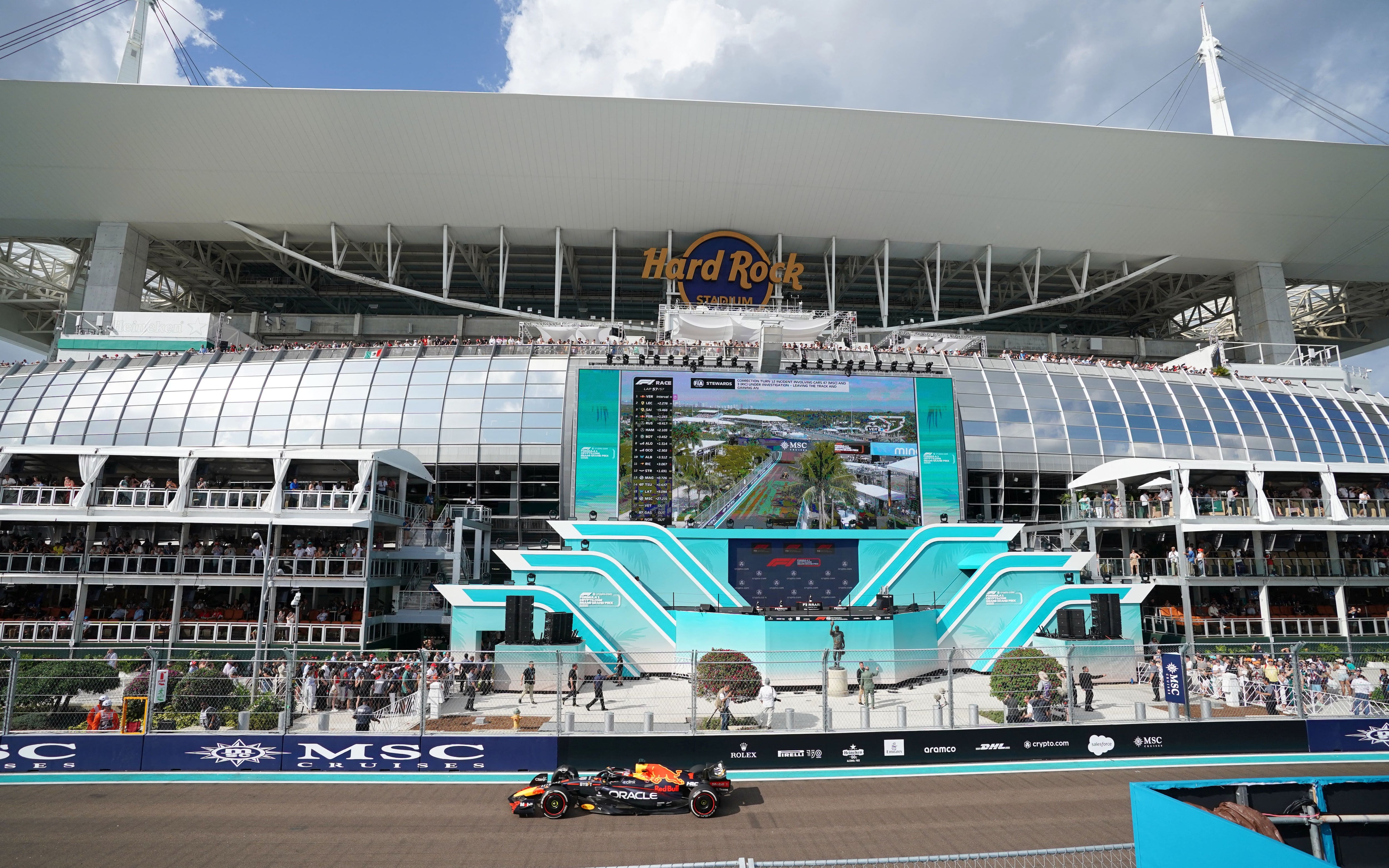 El Gran Premio de la Fórmula 1 de Miami regresa por segundo año consecutivo. John David Mercer-USA TODAY Sports