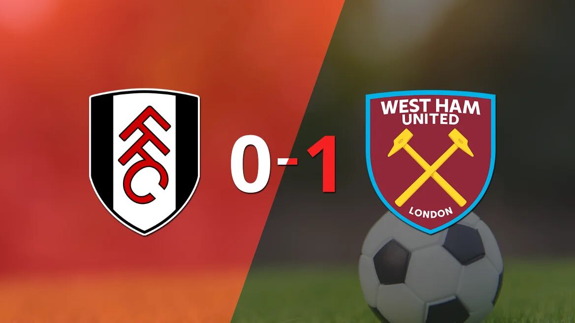 A West Ham United no le sobró nada, pero venció a Fulham en su casa por 1 a 0