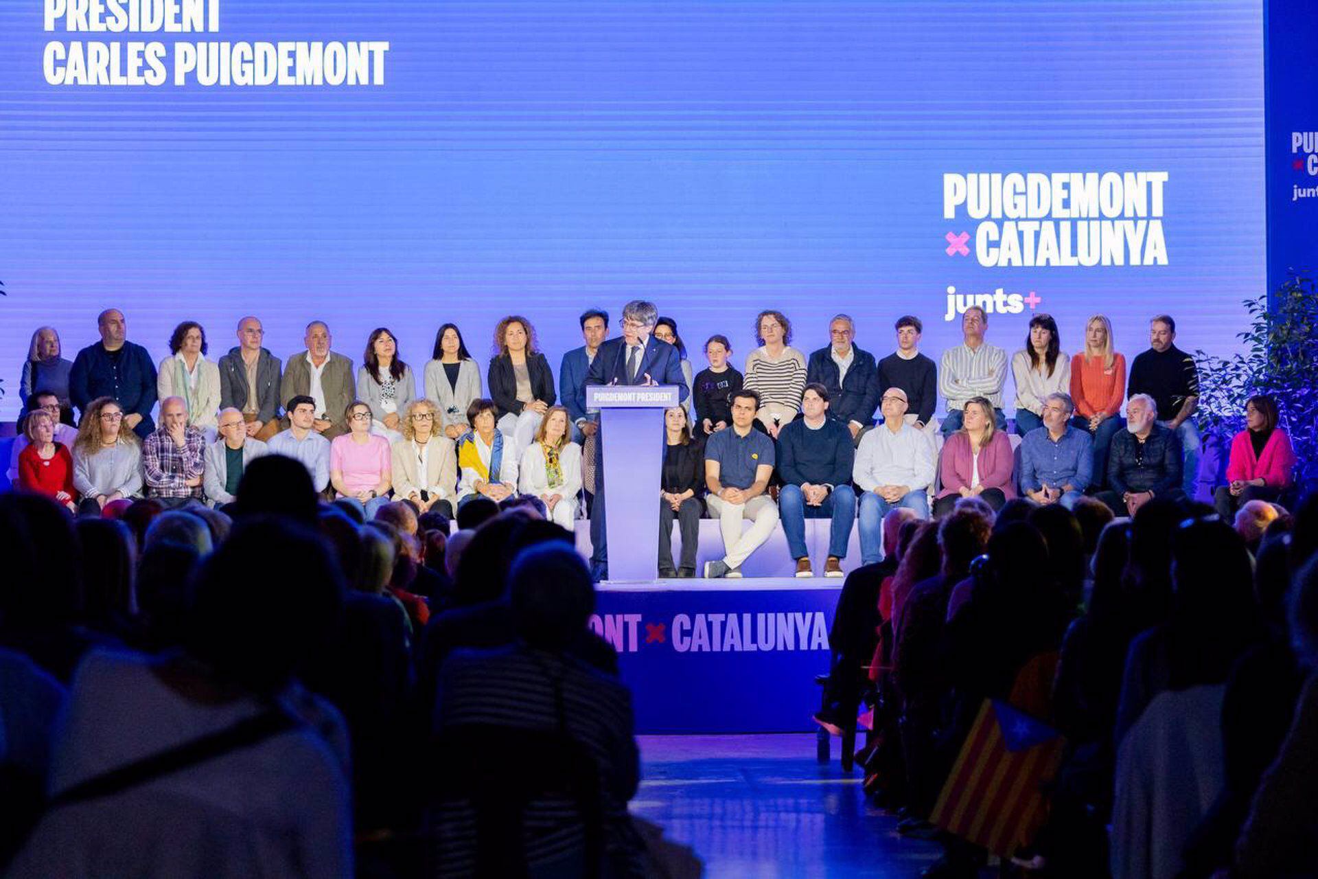 Puigdemont cree que Carnero (UGT) ha mostrado cuál sería “la cara” de Illa si es presidente