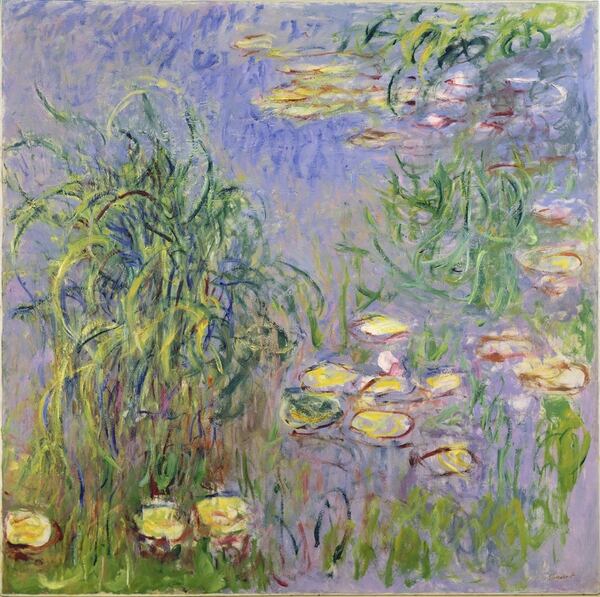 Una de las cinco pinturas de Monet que pueden verse en el Museo Chichu