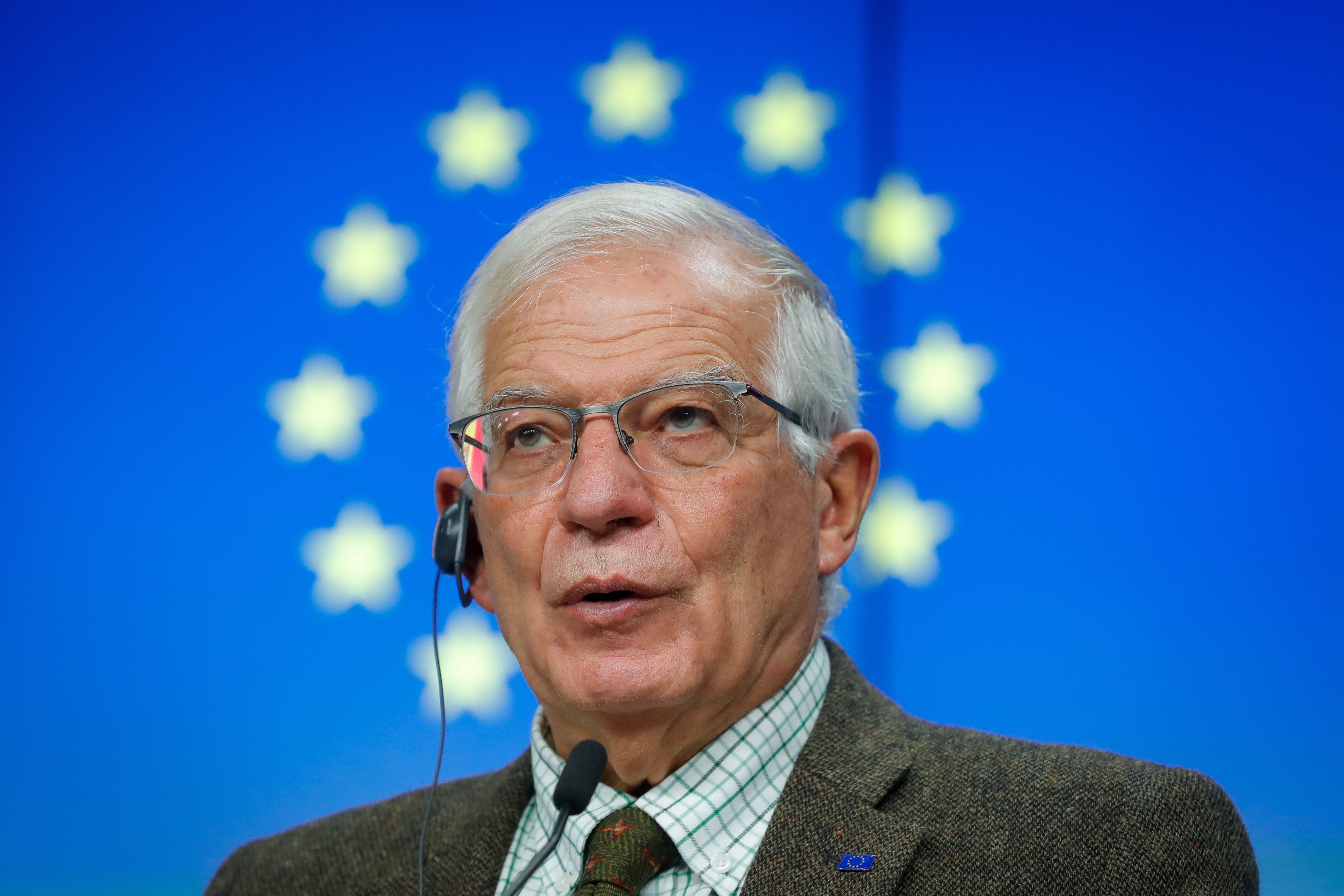 The EU's High Representative for Foreign Policy, Josep Borrel 
