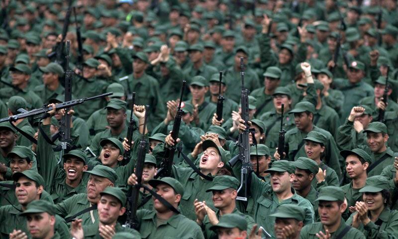 Juramentación de las Milicias Bolivarianas (AP/Archivo)