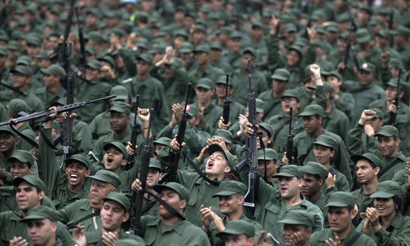 Juramentación de las Milicias Bolivarianas (AP/Archivo)