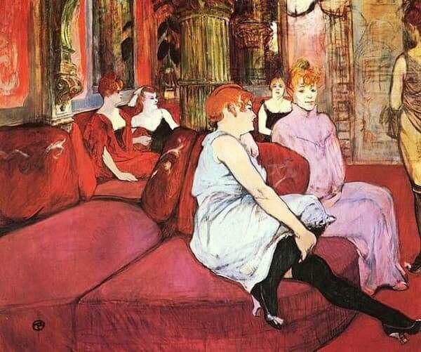 Parte de la obra de Toulouse-Lautrec